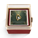 Merry Christmas – Forever Love Rotating Rose Necklace