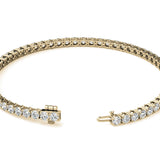 12.00 CTW Lab Grown Diamond Tennis Bracelet | G/VS AGI Certified | 14kt White or Yellow Gold
