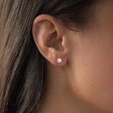 3.00 CTW AGI Certified Lab-Grown Diamond Stud Earrings in 14K Gold – E/VS